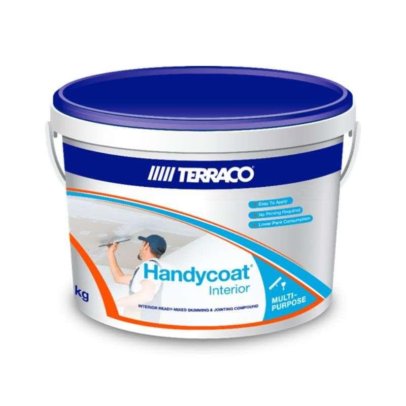 Terraco โพลิเมอร์พิเศษฉาบบาง HANDYCOAT INTERIOR สีขาว 25kg