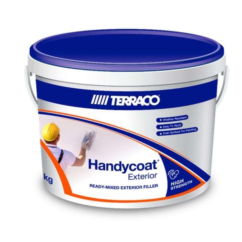 Terraco โพลิเมอร์พิเศษฉาบบาง HANDYCOAT EXTERIOR สีขาว 25kg
